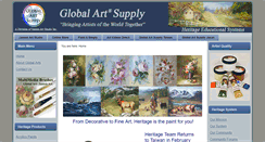 Desktop Screenshot of globalartsupply.com
